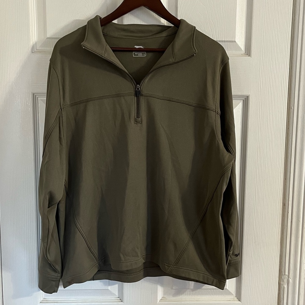 Slazenge Mens 3/4 zip up fleece
